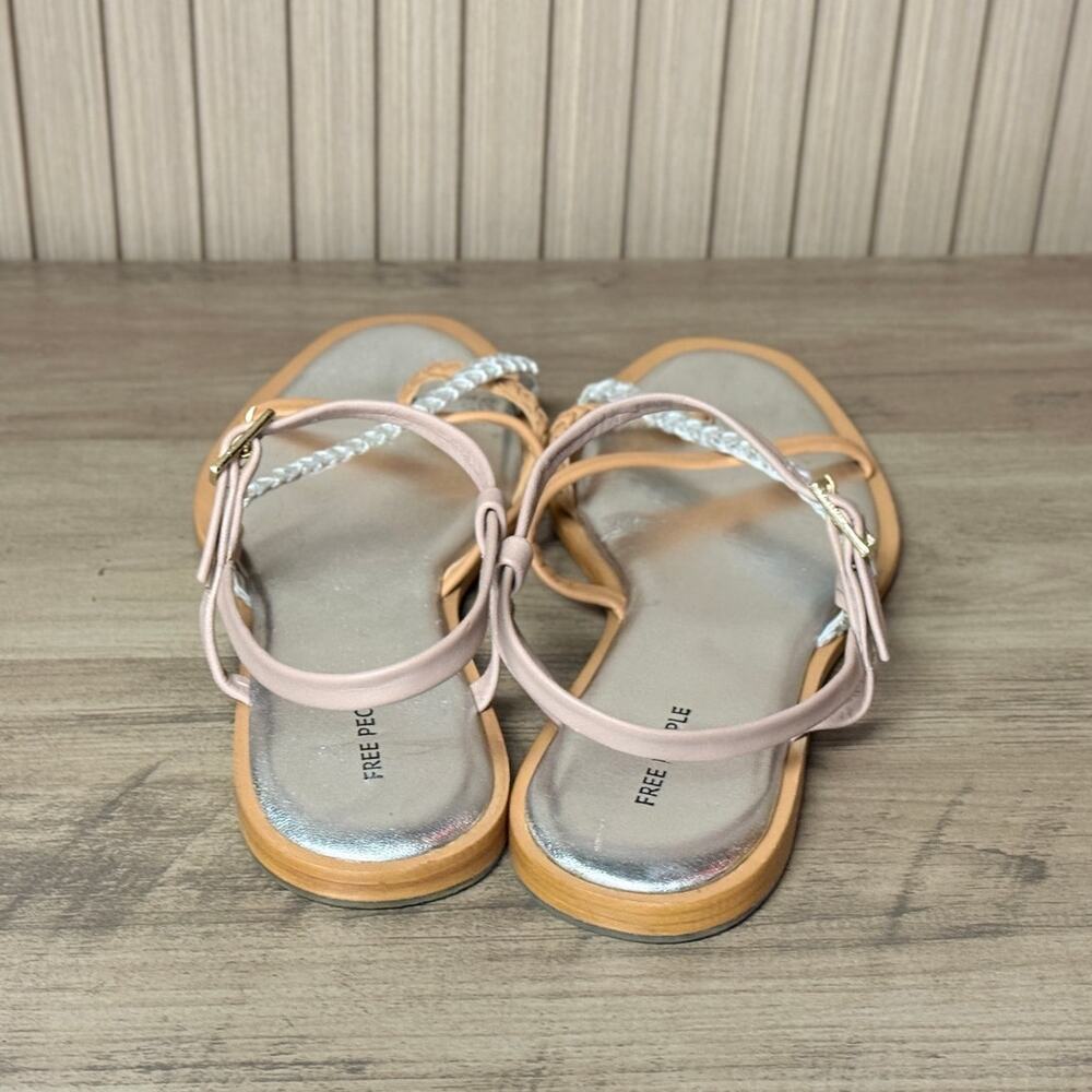 Free People Women's Sunny Days Sandal Silver Size 9 - Picture 4 of 8